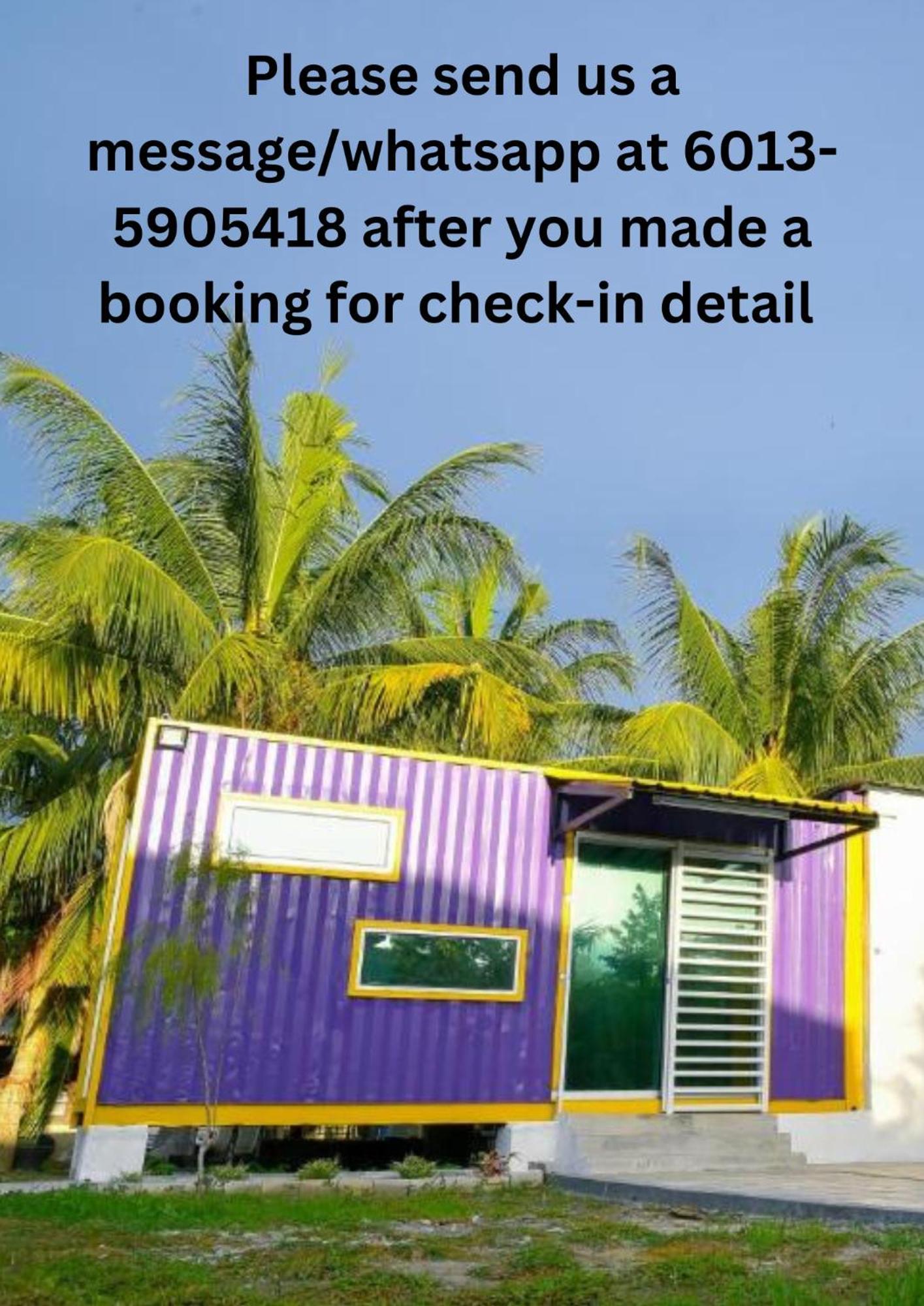 Purple Cube At Lumut Cube Homestay Kontena Екстериор снимка