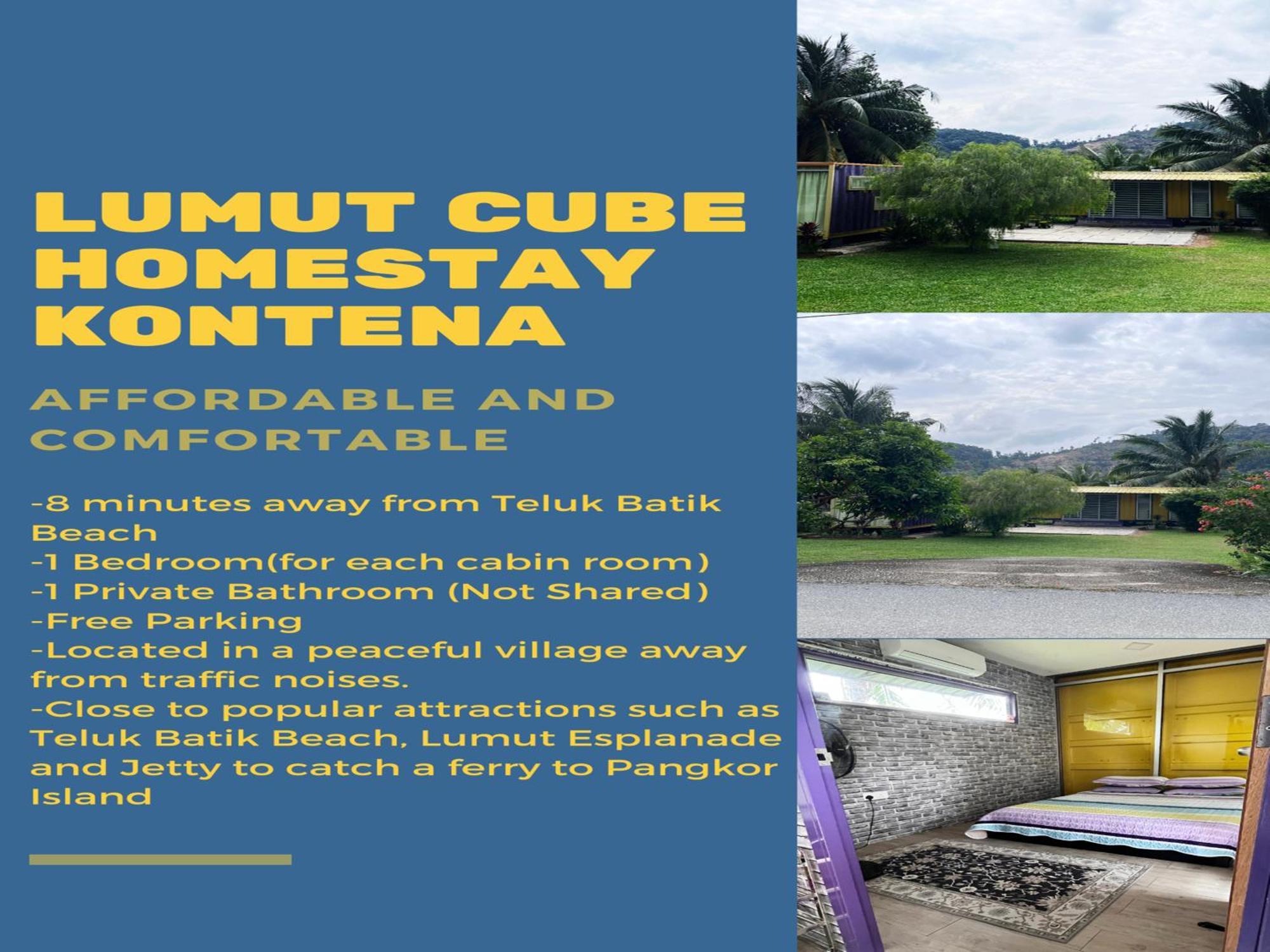 Purple Cube At Lumut Cube Homestay Kontena Екстериор снимка